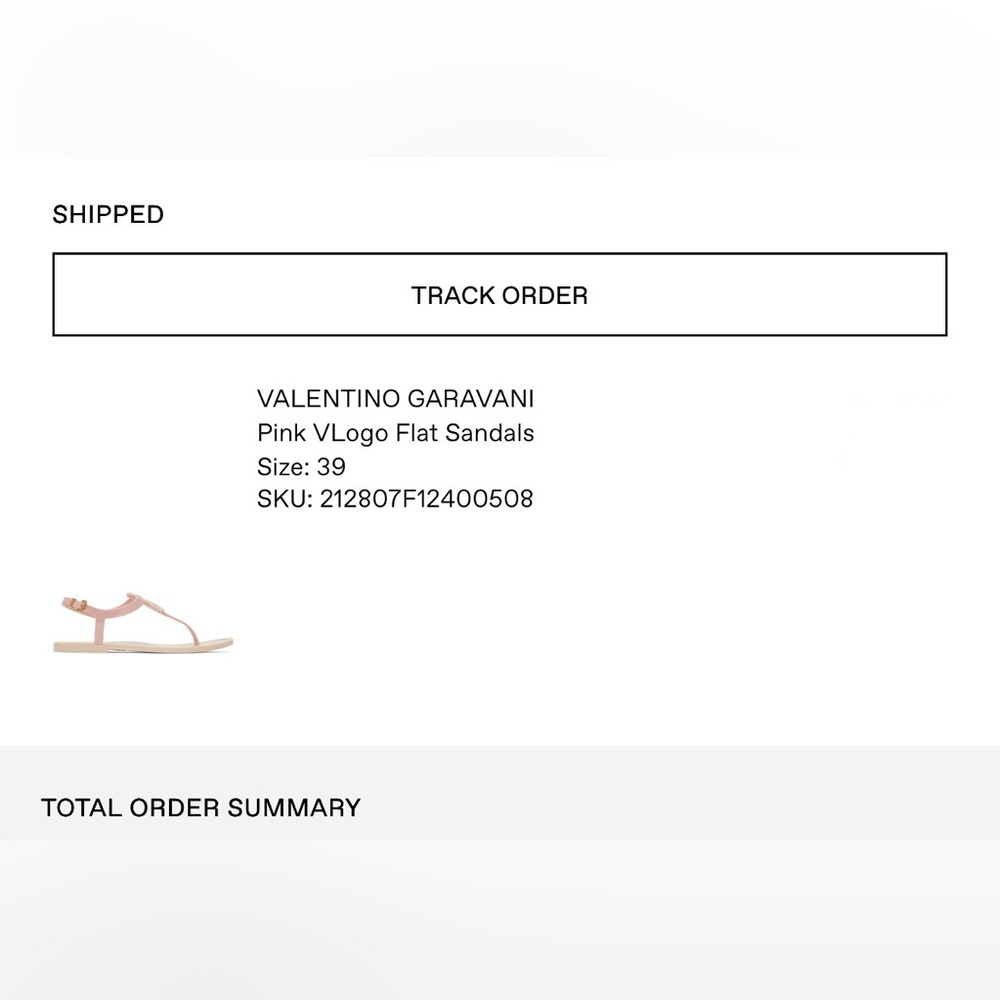 VALENTINO GARAVANI Pink VLogo Flat Sandals - Picture 12 of 12